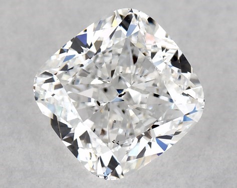 GIA 1.00 Carat E-SI1 Ideal Cut Cushion Modified Natural Diamond
